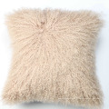 Coussin de siège en peau de mouton mongole